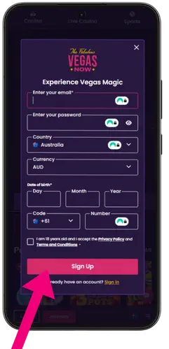 How to Start Playing at VegasNow Casino