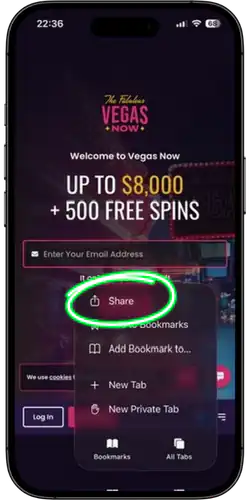 VegasNow App - Visit and share