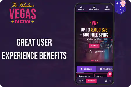Vegasnow App Great user experience benefits