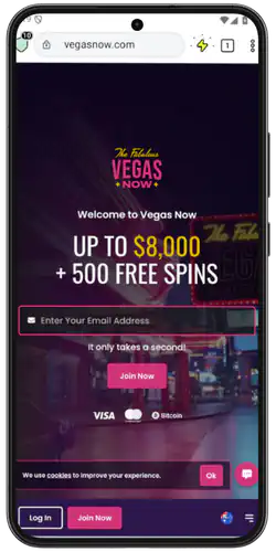 VegasNow App - Visit website